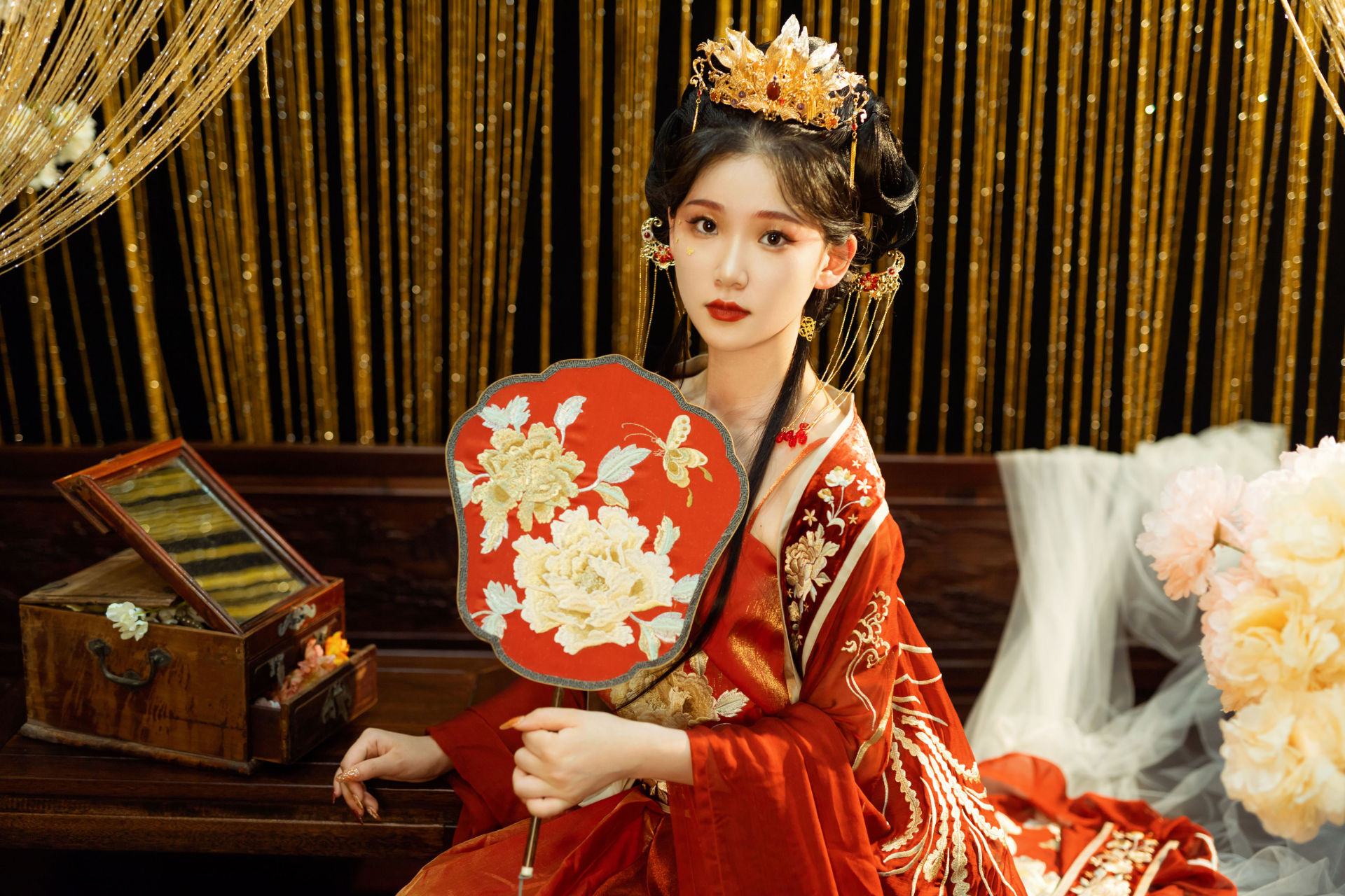 红衣娘子 古风 结婚 新娘 中国风 漂亮