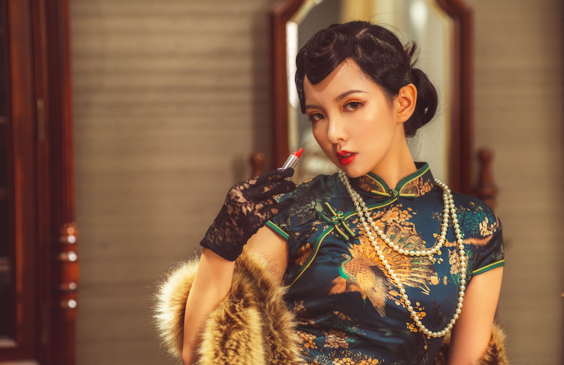 民国佳人 旗袍 摄影 古典 中国风 人像 女人 惊艳 佳人