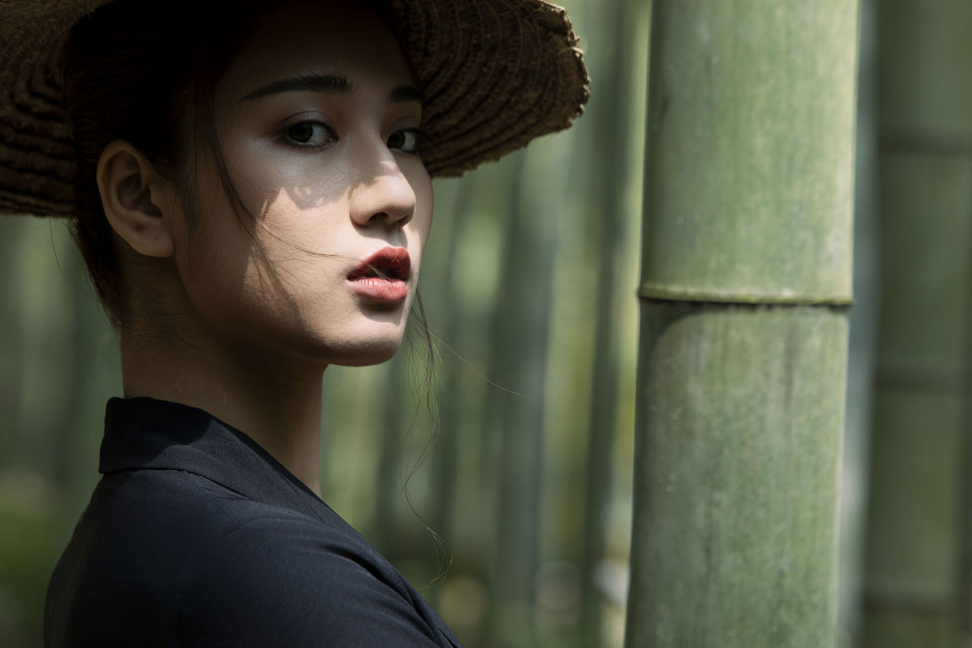 竹林深处 竹林 中国风 摄影 人像 艺术 唯美 模特 时尚