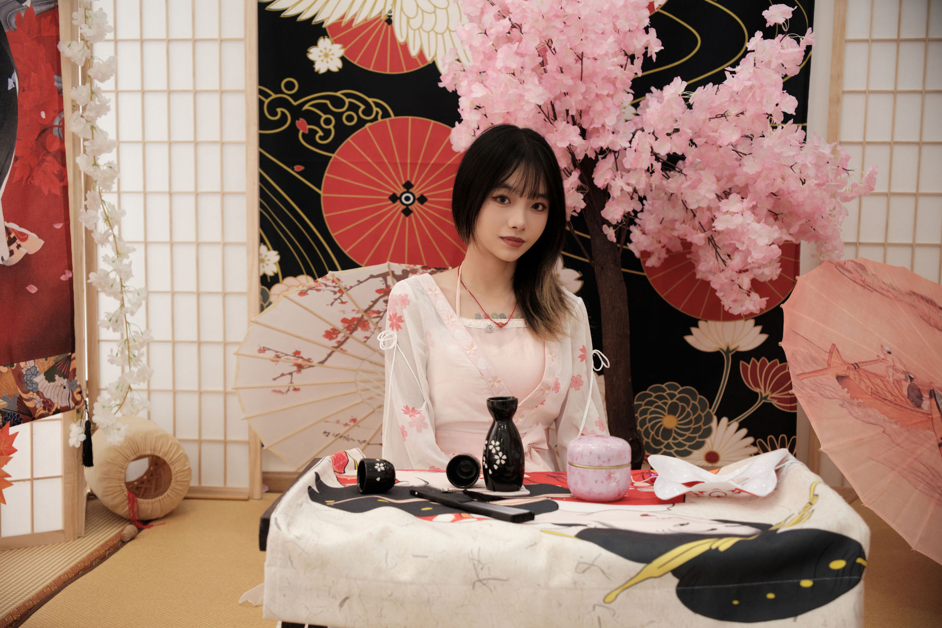 日式和服 日系 和服 妹子 摄影 模特